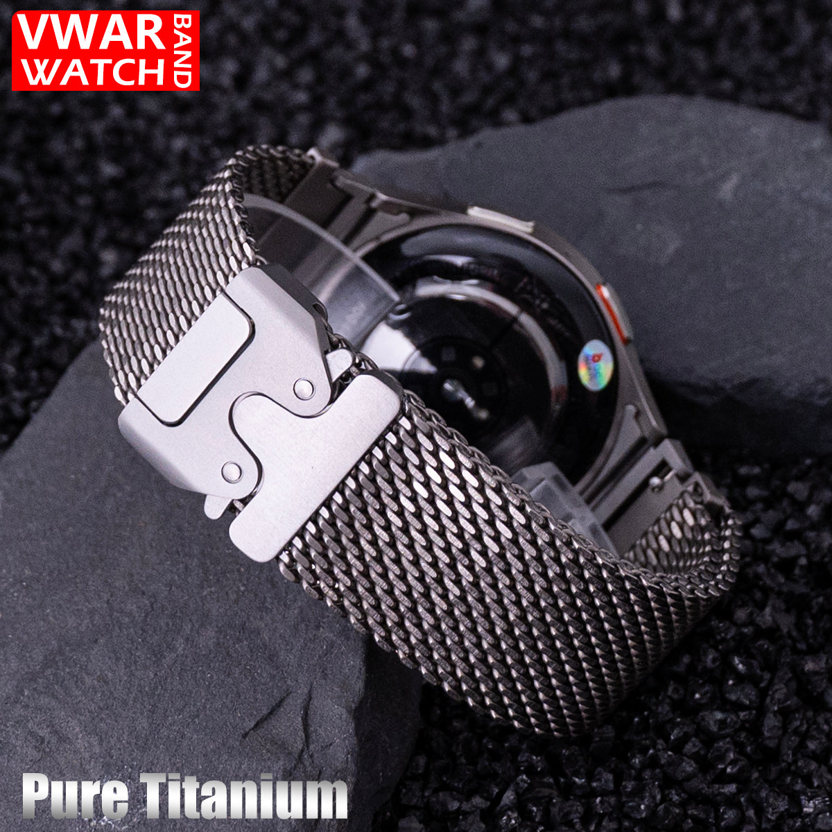 No Gaps Pure titanio correa para Samsung Galaxy Watch 7/FE/6Classic 40 44mm 43mm 47mm 5Pro 45mm Watch 4Classic 46 42mm Bracelet