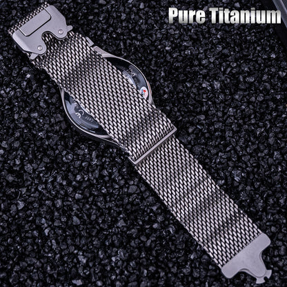 No Gaps Pure titanio correa para Samsung Galaxy Watch 7/FE/6Classic 40 44mm 43mm 47mm 5Pro 45mm Watch 4Classic 46 42mm Bracelet