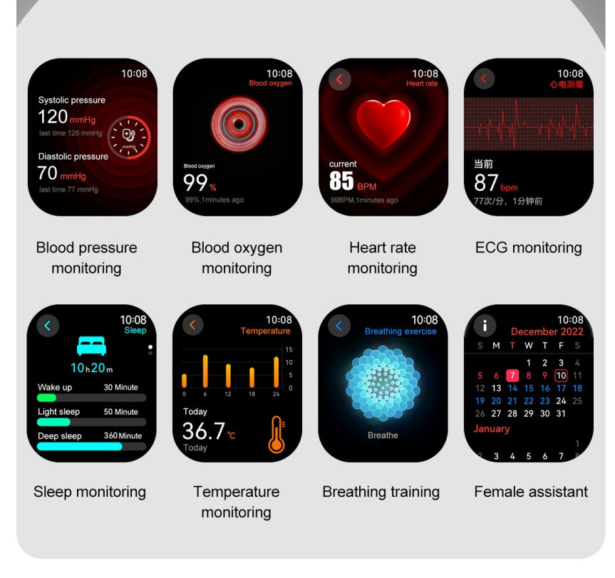 VWAR DT Ultra 3 Smartwatch 4G LTE Android 9.1| Eingebaute Kamera mit GPS-AMOLED-Bildschirm