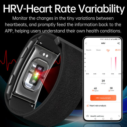 VWAR Loop X Fitness Tracker – Screenless ECG Smart Band for Recovery & Health Tracking