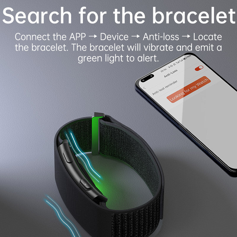VWAR Loop X Fitness Tracker – Screenless ECG Smart Band for Recovery & Health Tracking