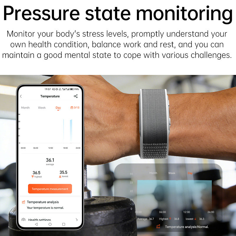 VWAR Loop X Fitness Tracker – Screenless ECG Smart Band for Recovery & Health Tracking