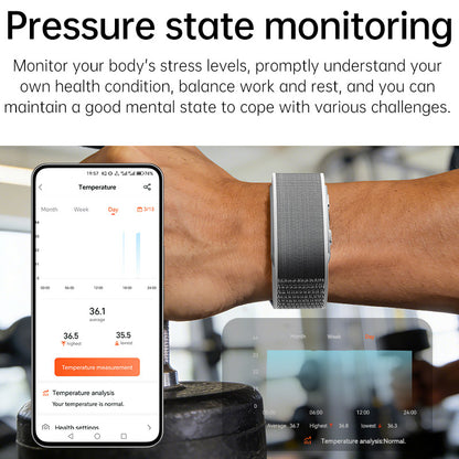 VWAR Loop X Fitness Tracker – Screenless ECG Smart Band for Recovery & Health Tracking