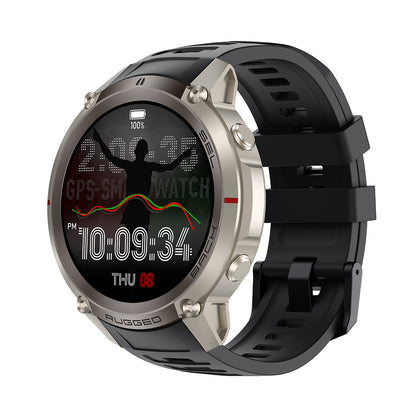 VWAR T-Rex 4 GPS Offline-Karten Smartwatch für Herren, 5ATM Wasserdicht