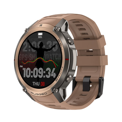 VWAR T-Rex 4 GPS Offline-Karten Smartwatch für Herren, 5ATM Wasserdicht