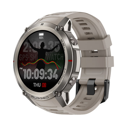 VWAR T-Rex 4 GPS Offline-Karten Smartwatch für Herren, 5ATM Wasserdicht