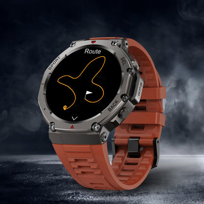 VWAR T-Rex 3 GPS Smart Watch 5 ATM Waterproof Built-in Dual-band GNSS Compass Military Sport Smartwatch 2025 New