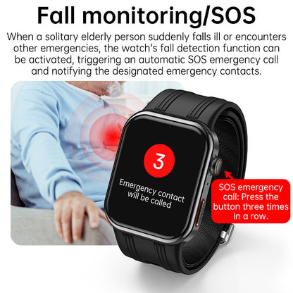VWAR K2 Air Pump Blood Pressure Smart Watch with ECG Monitoring for Huawei IOS
