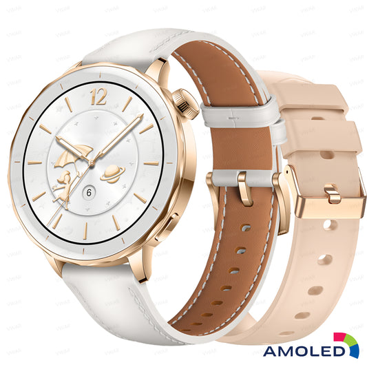 VWAR X2 Mini Women Smartwatch HD AMOLED 4GB Memory Player Bluetooth Network Sharing APP Store AI ChatGPT