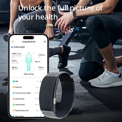 VWAR Loop X Fitness Tracker – Bildschirmfreies EKG-Smart-Band für Erholung und Gesundheits-Tracking