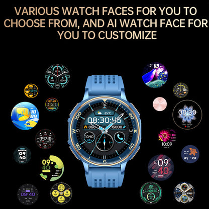 VWAR GPS Smart Watch- Dual Band Offline Maps, ChatGPT, 4 Function Buttons