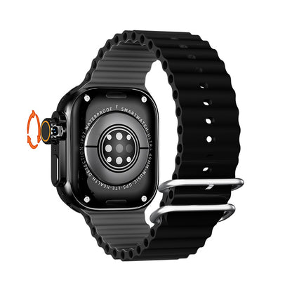 VWAR DW99 Ultra 4G Android Smartwatch mit 1:1 49mm AMOLED-Display, Kamera, SIM-Kartensteckplatz, WLAN und GPS