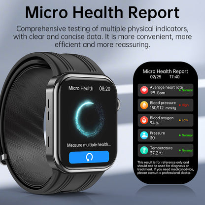 VWAR K2 Air Pump Blood Pressure Smart Watch with ECG Monitoring for Huawei IOS