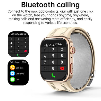 VWAR K2 Air Pump Blood Pressure Smart Watch with ECG Monitoring for Huawei IOS