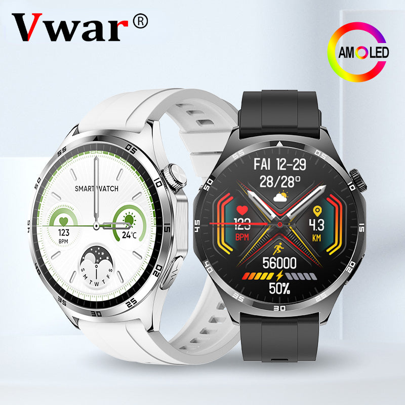 GT4 Ultra AMOLED Smart Watch EKG + PPG Bluetooth ruft Herzfrequenz Blutdruck Körpertemperatur an