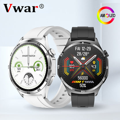 GT4 Ultra AMOLED Smart Watch EKG + PPG Bluetooth ruft Herzfrequenz Blutdruck Körpertemperatur an