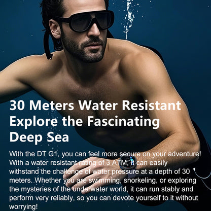 VWAR DT G1 táctico reloj inteligente con GPS mapa offline, 4GB Memory, 3 ATM resistente al agua hombre militar Watches
