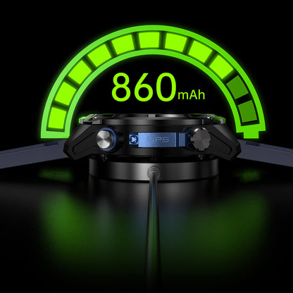 VWAR DT G1 táctico reloj inteligente con GPS mapa offline, 4GB Memory, 3 ATM resistente al agua hombre militar Watches
